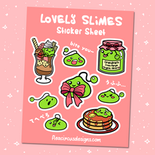 Slime Sticker Sheet - Flea Circus Designs