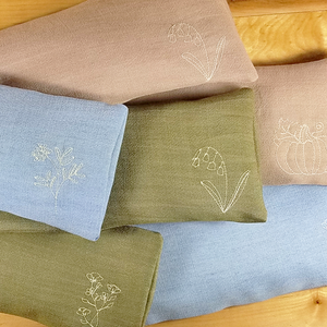 Embroidered Lavender Scented Eye Pillows Tutorial