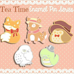 Tea Time Enamel Pin Kickstarter