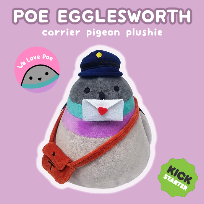 Poe the Postmaster Pigeon Now On Kickstarter!!