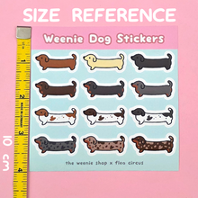 Sticker Sheet - Weenie Dog (Long Hair)
