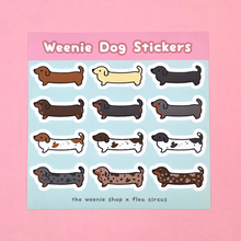 Sticker Sheet - Weenie Dog (Short Hair)