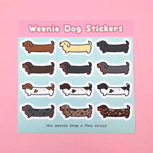 Sticker Sheet - Weenie Dog (Wire Hair)