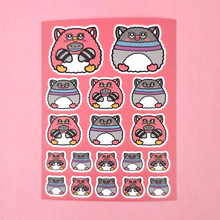Sticker Sheet - Cursed Furby Poe