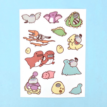 Sticker Sheet - Dino Poe