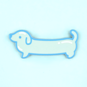 Weenie Dog Pin - Balloon (Blue)