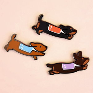 Weenie Dog Pin - Weenie Racers