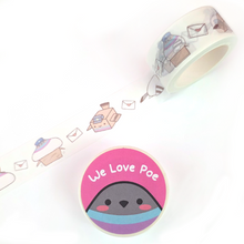Washi Tape - Cardboard Box Poe