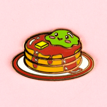 Slime Pancakes Pin - Flea Circus Designs
