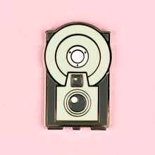 Vintage Cameras - Kodak Starflash Brownie Pin - Flea Circus Designs