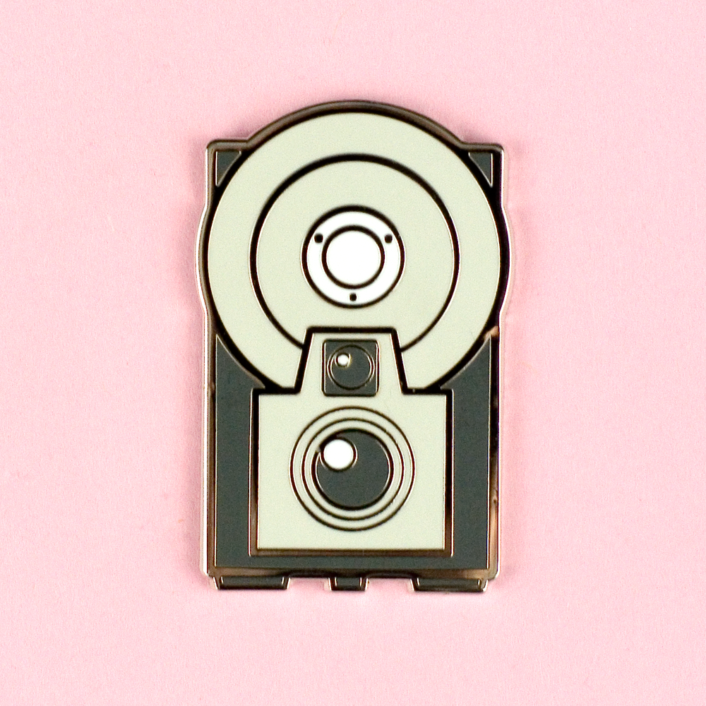 Vintage Cameras - Kodak Starflash Brownie Pin - Flea Circus Designs