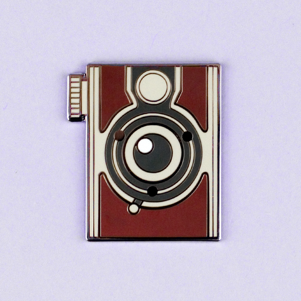 Vintage Cameras - Ferrania Rondine Pin - Flea Circus Designs