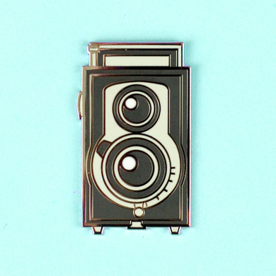 Vintage Cameras - Reflekta II Pin - Flea Circus Designs