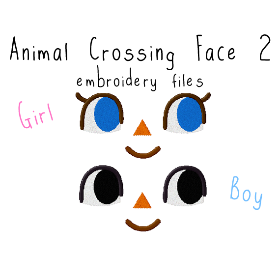 Animal Crossing Face 2 - Flea Circus Designs