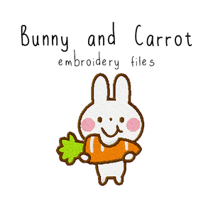 Bunny and Carrot - Flea Circus Designs