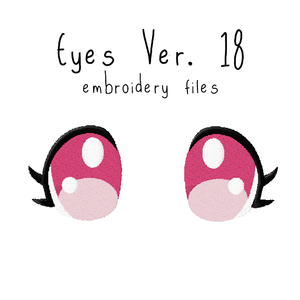 Anime Plushie Eyes Ver. 18 - Flea Circus Designs