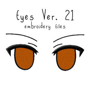 Anime Plushie Eyes Ver. 21 - Flea Circus Designs