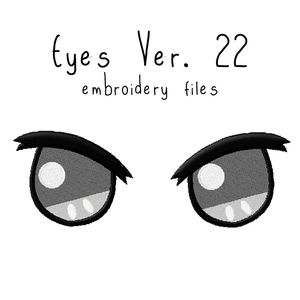 Anime Plushie Eyes Ver. 22 - Flea Circus Designs