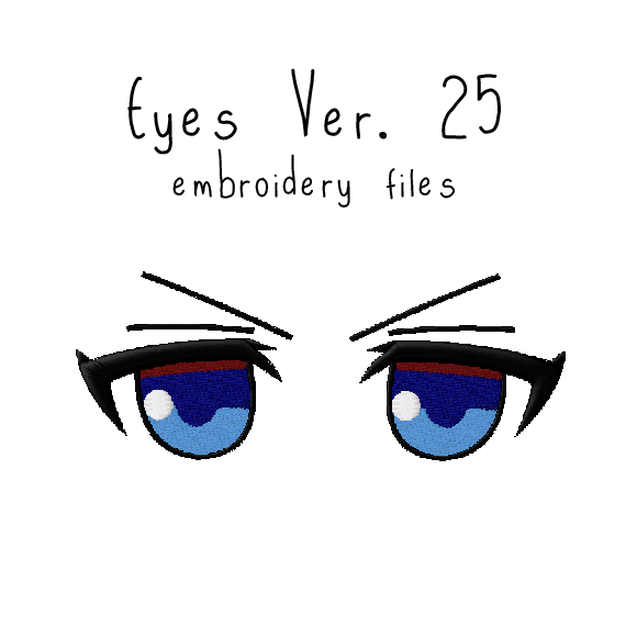 Anime Plushie Eyes Ver. 25 - Flea Circus Designs