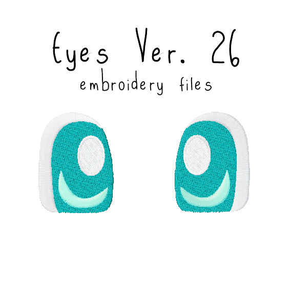 Anime Plushie Eyes Ver. 26 - Flea Circus Designs