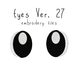 Anime Plushie Eyes Ver. 27 - Flea Circus Designs