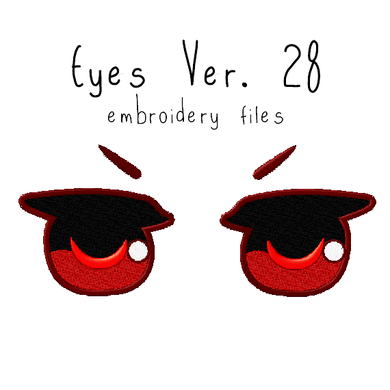 Anime Plushie Eyes Ver. 28 - Flea Circus Designs