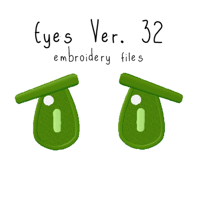 Anime Plushie Eyes Ver. 32 - Flea Circus Designs