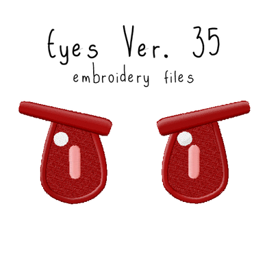 Anime Plushie Eyes Ver. 35 - Flea Circus Designs