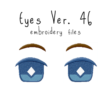 Anime Plushie Eyes Ver. 46 - Flea Circus Designs