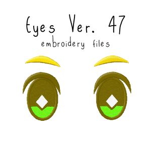 Anime Plushie Eyes Ver. 47 - Flea Circus Designs