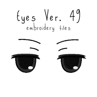Anime Plushie Eyes Ver. 49 - Flea Circus Designs