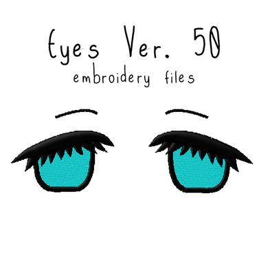 Anime Plushie Eyes Ver. 50 - Flea Circus Designs
