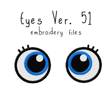 Anime Plushie Eyes Ver. 51 - Flea Circus Designs