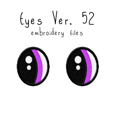 Anime Plushie Eyes Ver. 52 - Flea Circus Designs