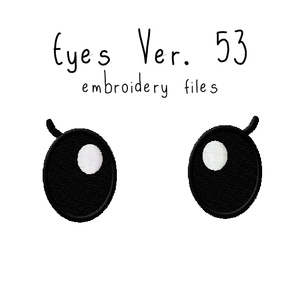 Anime Plushie Eyes Ver. 53 - Flea Circus Designs