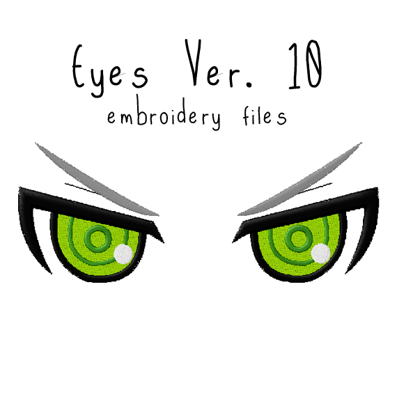 Anime Plushie Eyes Ver. 10 - Flea Circus Designs