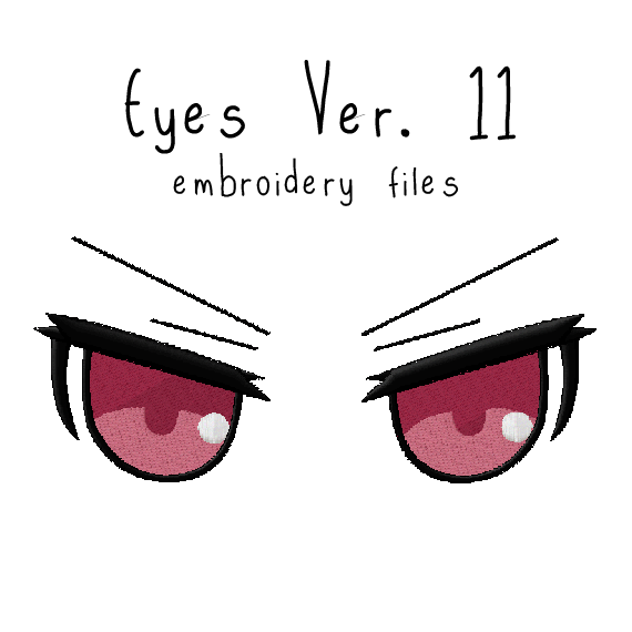 Anime Plushie Eyes Ver. 11 - Flea Circus Designs