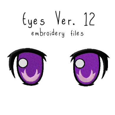 Anime Plushie Eyes Ver. 12 - Flea Circus Designs