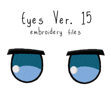 Anime Plushie Eyes Ver. 15 - Flea Circus Designs