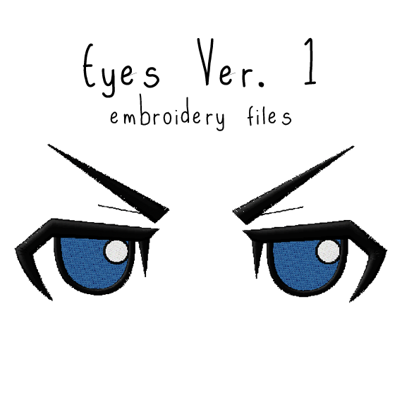 Anime Plushie Eyes Ver. 1 - Flea Circus Designs