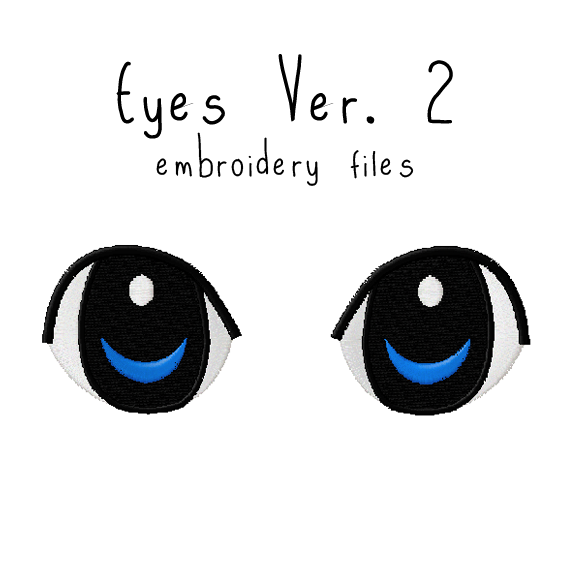 Anime Plushie Eyes Ver. 2 - Flea Circus Designs