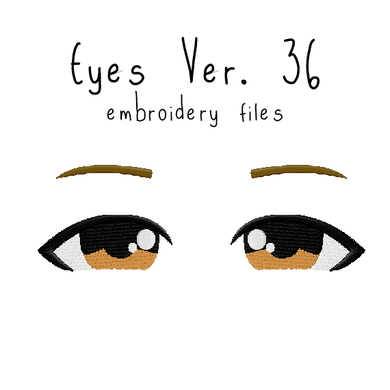 Anime Plushie Eyes Ver. 36 - Flea Circus Designs