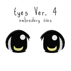 Anime Plushie Eyes Ver. 4 - Flea Circus Designs