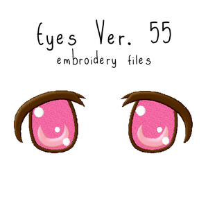 Anime Plushie Eyes Ver. 55 - Flea Circus Designs