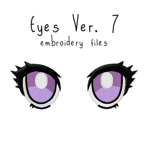 Anime Plushie Eyes Ver. 7 - Flea Circus Designs