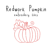 Redwork Pumpkin - Flea Circus Designs