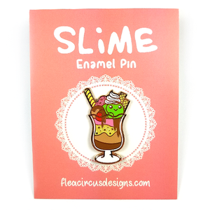 Slime Parfait Pin - Flea Circus Designs