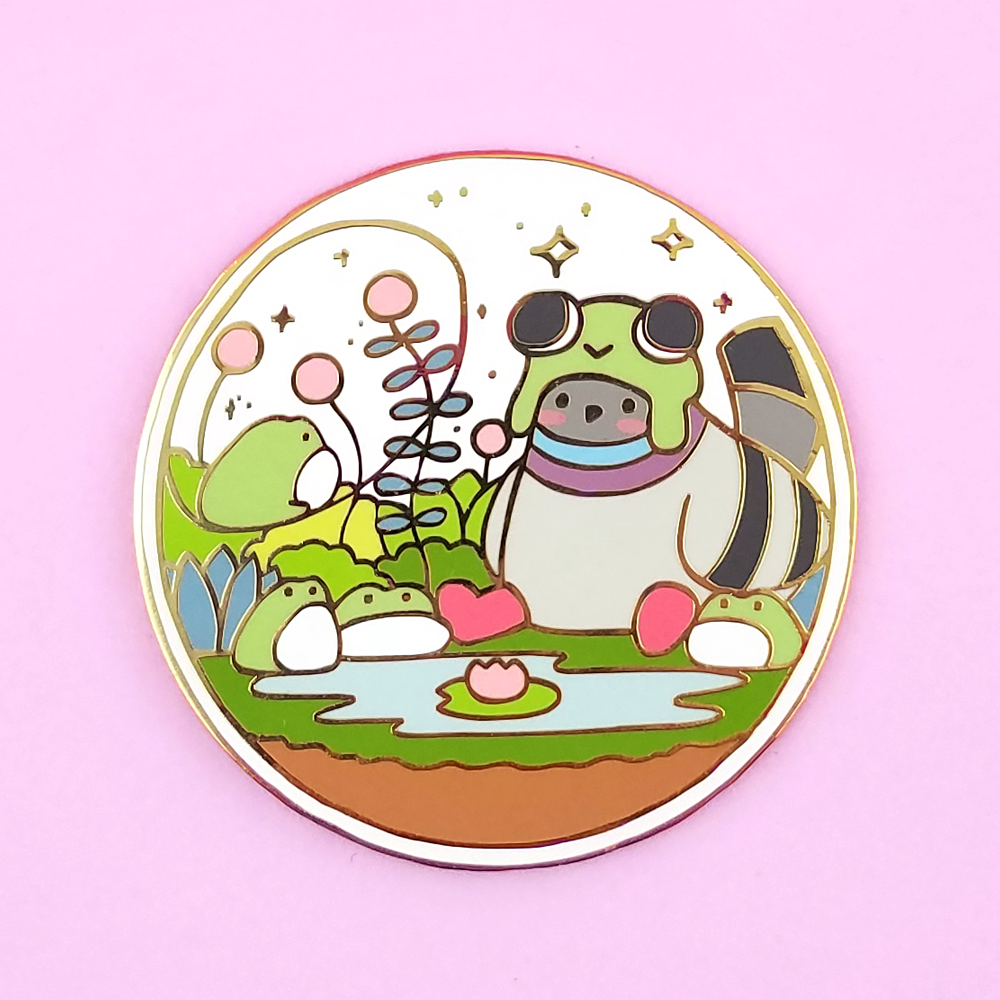 Pin Club Release! 2019/06 - Froggy Terrarium Poe