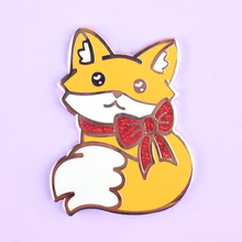 Tea Time Fox Pin - Flea Circus Designs